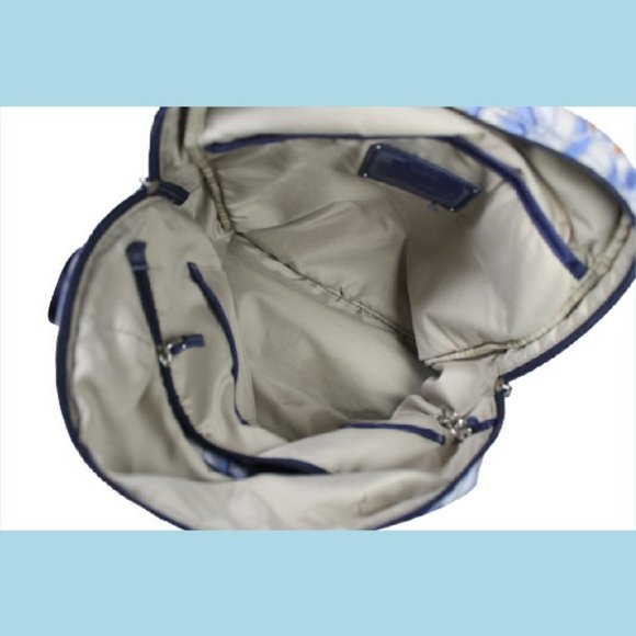 Tumi Voyageur Halle Backpack Moroccan Mosaic Tile Blue - Picture 6 of 13